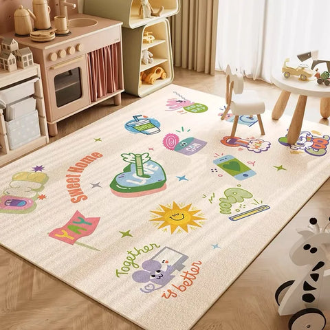 Navak Carpet Exclusive Picks Children's Room Baby Play Rug Living Room Crawling Mat Bedroom Reading Area Cartoon Rug Home Decoration