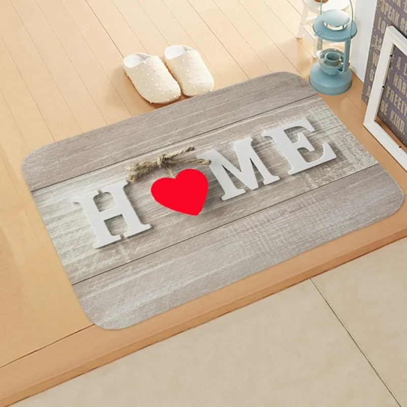 Navak Carpet Do You Live Here? HOME Pattern Carpet Rugs Home Decor Living Room Bedroom Entrance Carpet Kitchen Front Door Non-slip Floor Mat