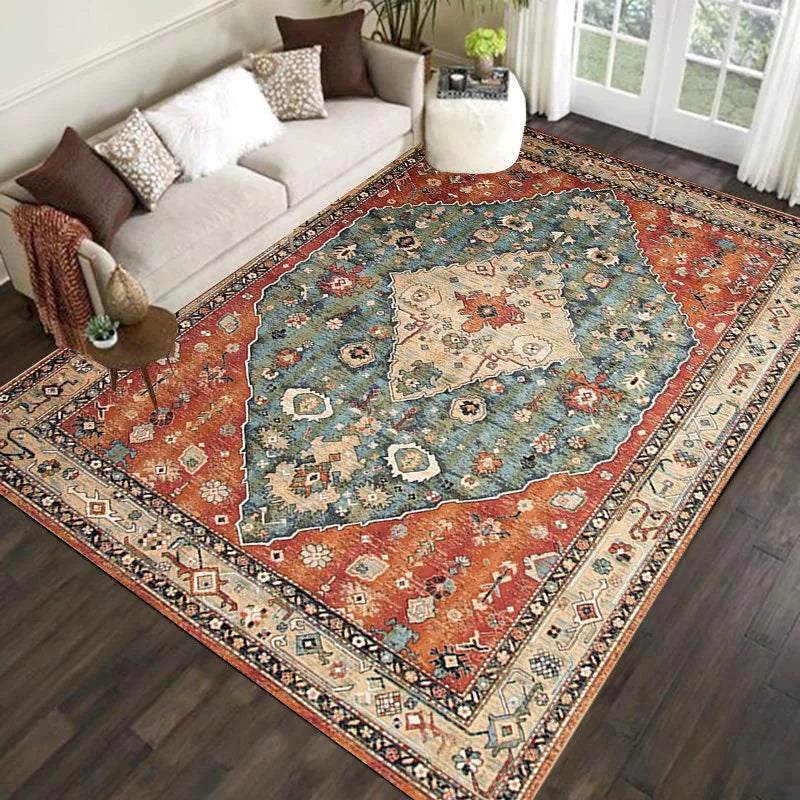Navak Carpet Exclusive Picks Nordic Large Carpet Living Room Retro Style Bedroom Floor Mat Moroccan Home Decor Sofa Tea Table Large Area Carpet
