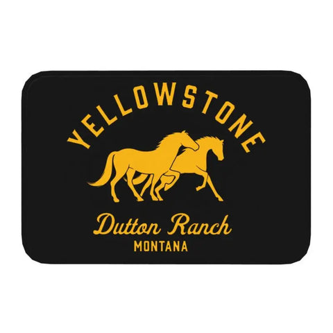 Navak Carpet Yellowstone Front Door Mat Anti-Slip Indoor Quick Dry Dutton Ranch Doormat Kitchen Balcony Entrance Rug Carpet