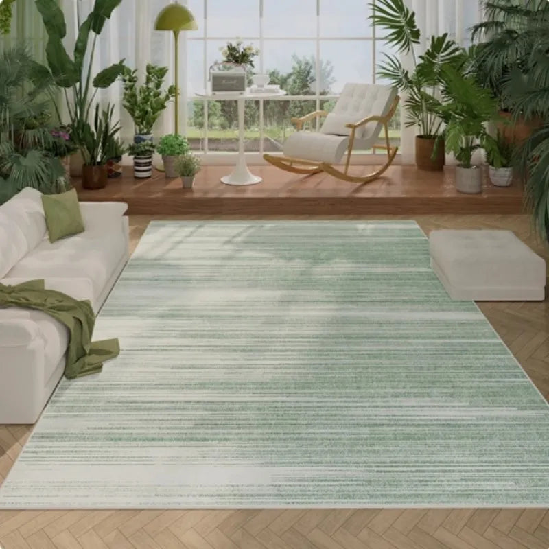 Navak Carpet Exclusive Picks Summer Simple Geometric Anti-Fouling Anti-Static Floor Mats Easy Care Living Room Bedroom Flannel Carpet Home Decoration