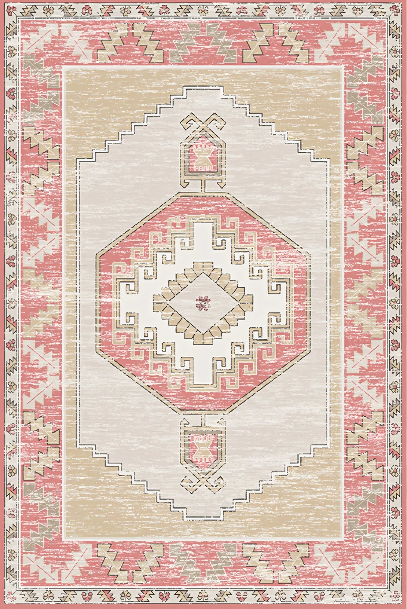 Navak Carpet Retro Turkish Persian Ethnic Carpet Morocco Rug Living Room Bedside Bedroom Rug Kitchen Dining Table Floor Mat Hallway Doormat