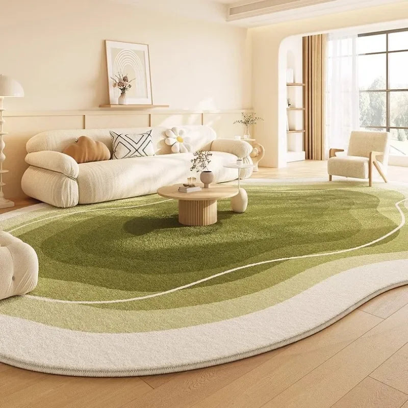 Navak Carpet Irregular Gradient Decorate Living Room Carpet Simple Art Bedroom Soft Floor Mat Home Cloakroom Coffee Table Rug Ковер Tapis 러그