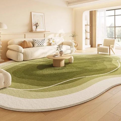 Navak Carpet Irregular Gradient Decorate Living Room Carpet Simple Art Bedroom Soft Floor Mat Home Cloakroom Coffee Table Rug Ковер Tapis 러그