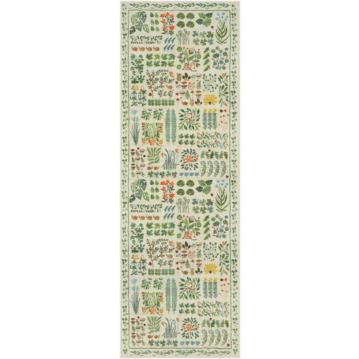 Navak Carpet Corridor Carpet Long Runner Rug Green Plant Leaf Carpets Soft Machine Washable Floor Mat Hallway Home Decoration Rugs