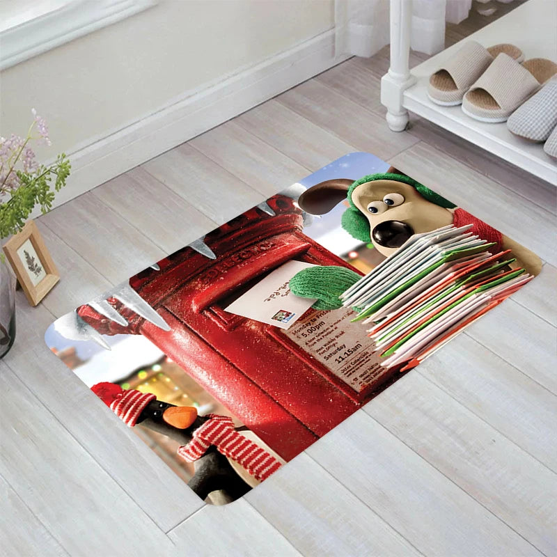 Navak Carpet A-Wallace and A-Gromit Floor Mat Carpets Kitchen Rug Home Doormat Entrance Door Balcony Rugs Room Mats Foot Carpet Bathroom Bath