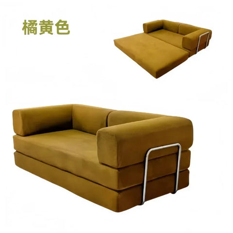 Navak Carpet Italian Minimalist Retro High-end Corduroy Living Room Sofa, Compressed Sofa,Sofa Bed, Foldable, Washable, Customizable