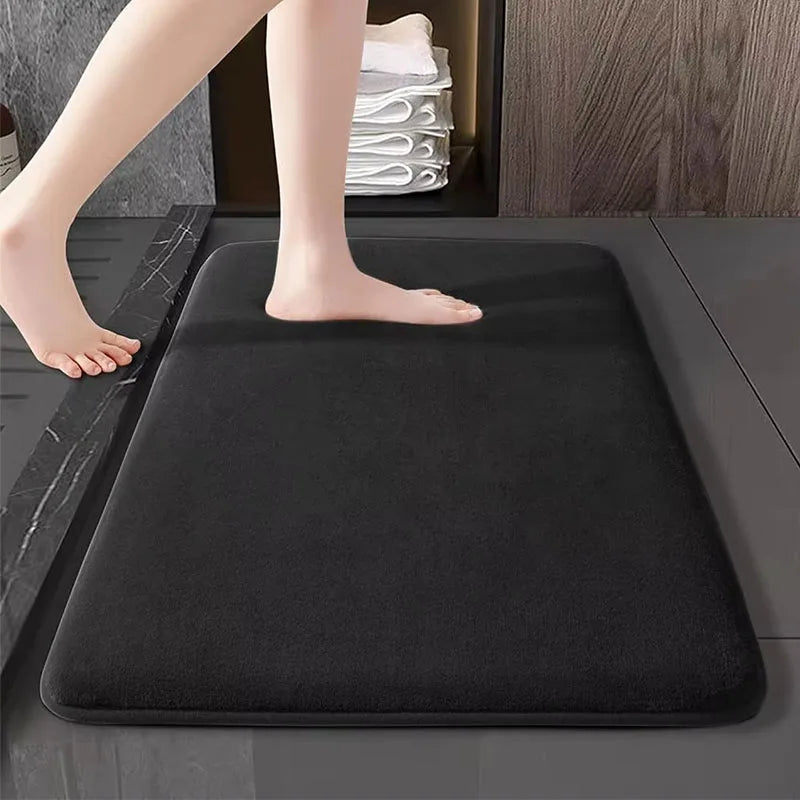 Navak Carpet Super absorbent thick sponge bathroom mat absorption mat toilet door anti-slip mat coral wool household quick drying foot mat