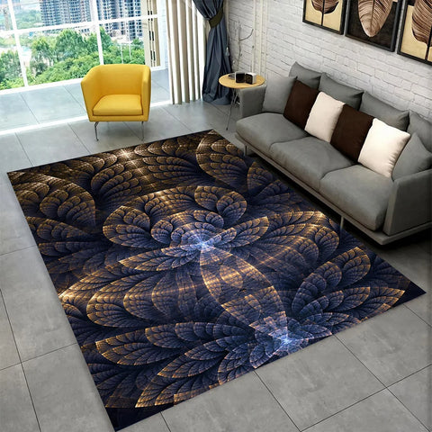 Navak Carpet Bohemia Mandala Geometric Area Rug,Carpet Rug for Home Living Room Bedroom Sofa Doormat Kitchen Decor,Kid Non-slip Floor Mats