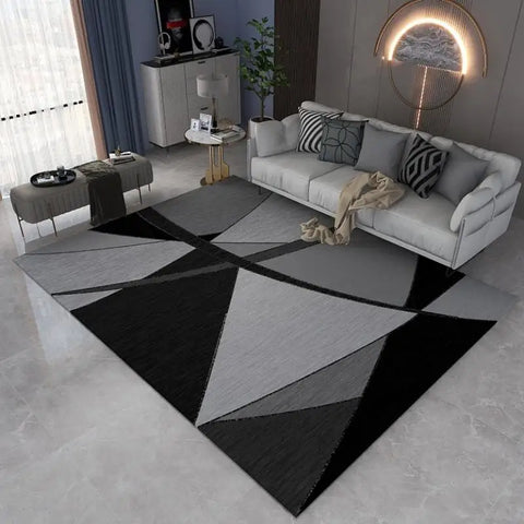 Navak Carpet Exclusive Picks Nordic Geometric Crystal Velvet Carpet Living Room Sofa Coffee Table Carpet Home Decor Bedroom Kitchen Lounge Carpet