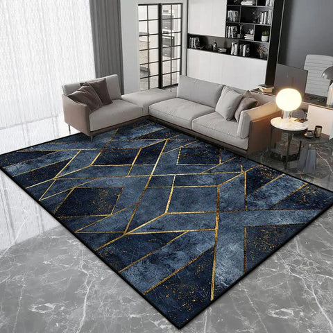 Navak Carpet Nordic Geometric Style Carpet Living Room Luxury Decoration Bedroom Large Area Rugs Lounge Coffee Tables Non-slip Floor Mat Soft