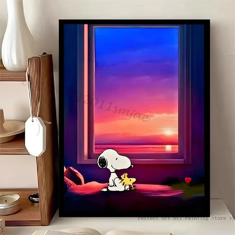 Navak Carpet Daily Picks Retro Classic S-Snoopy Dog Poster Stickers Art Wall Murals Decor Game Room Decor Gifts Painting