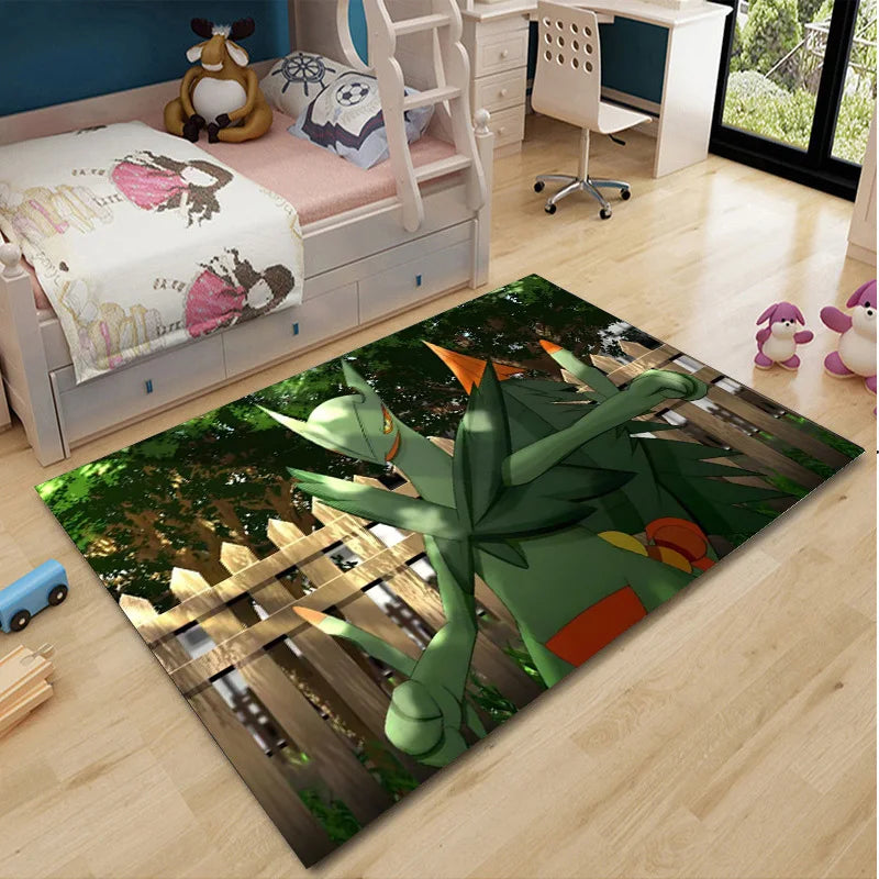 Navak Carpet Daily Picks Cartoon Anime Pokemon Carpet Floor Mat Gengar Lucario Living Room Bathroom Bedside Rug Home Decor