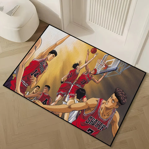 Navak Carpet small Dunk carpet Anti-Slip Kitchen Bedroom Handmade Anime Tufted Rug Carpet Slam Living Room Entrance Decoration