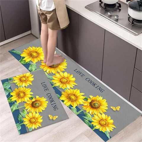 Navak Carpet Kitchen Carpet Mats for Floor Bedroom Living Room Long Bedside Area Rug Soft Washable Carpet Anti Slip Bathroom Entrance Doormat