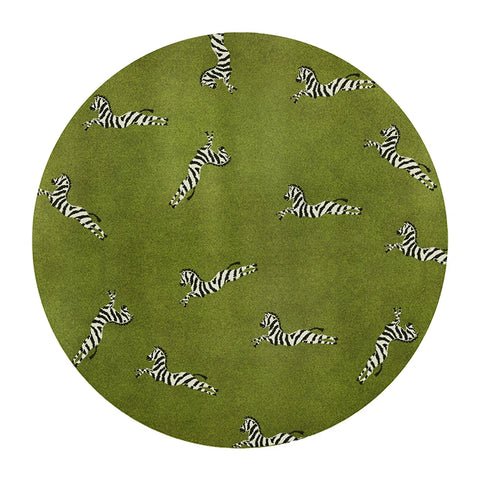 Navak Carpet Light Luxury Bedroom Decor Round Carpet Thickend Plush Bedside Floor Mat Fluffy Soft Rug Leopard Pattern Carpets for Living Room