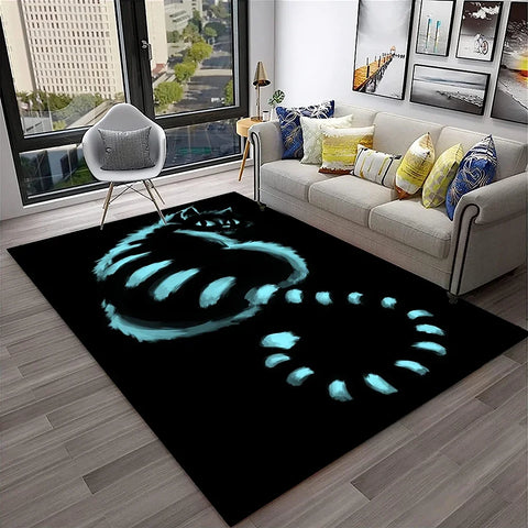 Navak Carpet 3D Cute Cat Flower Cartoon Carpet Rug for Home Living Room Bedroom Sofa Doormat Decor,Child Play Area Rug Non-slip Floor Mat
