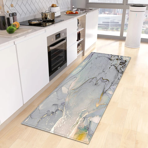 Navak Carpet Entrance Doormat Kitchen Carpet Bedroom Floor Balcony Decoration Long Rug Custom Made Home Bath Door Hallway Anti-Slip Foot Mat