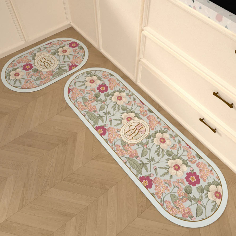 Navak Carpet Absorbent Kitchen Rug Non-slip Floor Mat Absorb Oil Kitchen Long Area Rug Bedroom Carpet Entrance Doormat Home Decor Room Tapis