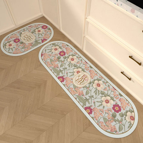 Navak Carpet Absorbent Kitchen Rug Non-slip Floor Mat Absorb Oil Kitchen Long Area Rug Bedroom Carpet Entrance Doormat Home Decor Room Tapis