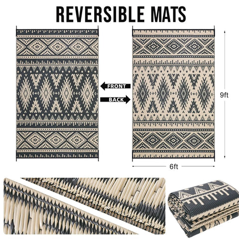 Navak Carpet Olanly Outdoor Plastic Straw Rug Waterproof Indoor Outdoor Carpet Machine Washable Fashion Carpet For Patio Camp Picnic Backyard