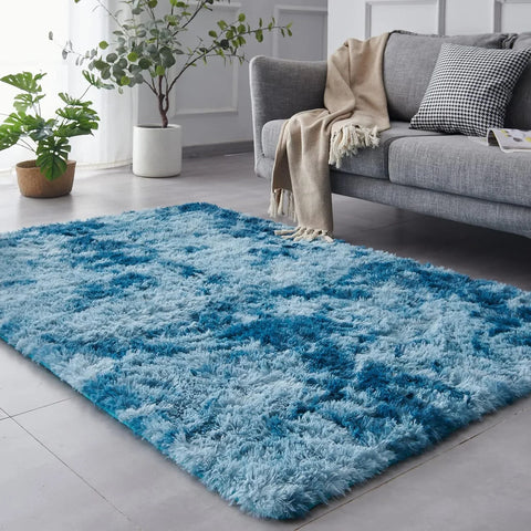 Navak Carpet Exclusive Picks Tie-dye Carpet Living Room Coffee Table Cushion Shaggy Washable Bedroom Modern Scandinavian Soft Cozy Mat Home Decor Rug