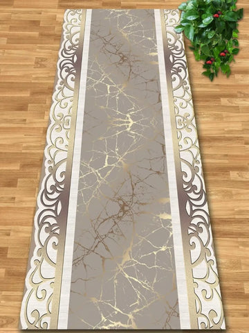 Navak Carpet Luxury Gold Hall Corridor Carpet High End Hotel Lobby Decoration Entryway Carpets Non-slip Carpet Runner Customizable Aisle Rug