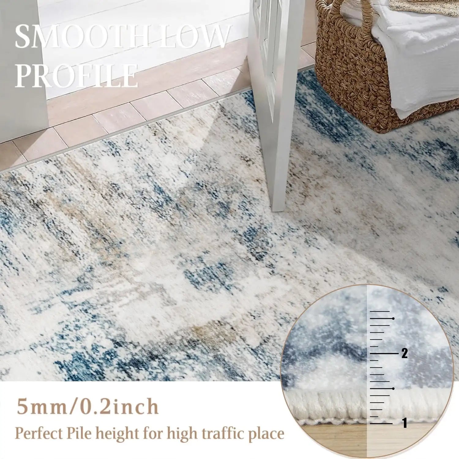 Navak Carpet Lochas Abstract Large Size Area Rug Soft Modern Rugs for Living Room Bedroom Home Decor Indoor Carpet