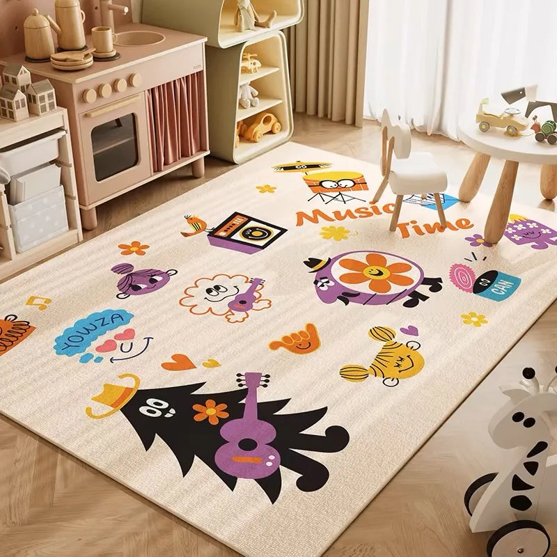 Navak Carpet Exclusive Picks Children's Room Baby Play Rug Living Room Crawling Mat Bedroom Reading Area Cartoon Rug Home Decoration