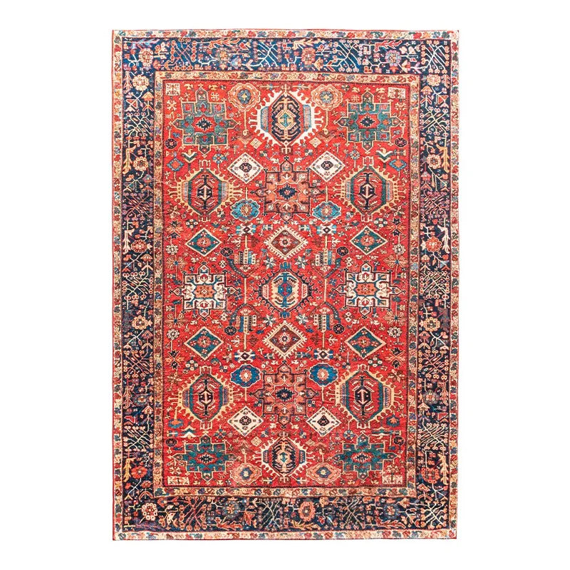 Navak Carpet Persian Style Living Room Large Area Carpets Retro Bedroom Bedside Decoration Carpet Soft Cloakroom Rug Comfortable Balcony Rugs