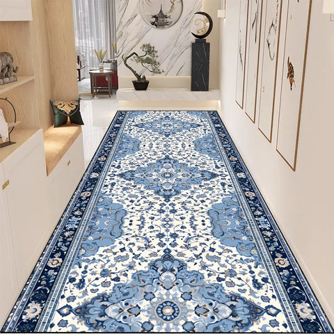 Navak Carpet Exclusive Picks New Chinese Retro Long Carpet Non-Slip Wear Entrance Corridor Modern Zen Space Floor Mat Home Decoration