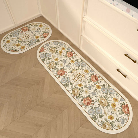 Navak Carpet Absorbent Kitchen Rug Non-slip Floor Mat Absorb Oil Kitchen Long Area Rug Bedroom Carpet Entrance Doormat Home Decor Room Tapis