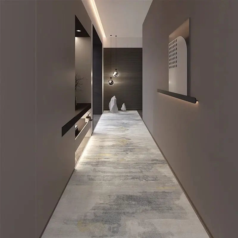 Navak Carpet Modern Fashion Long strip Corridor Carpet Home Decoration Hotel Hallway Rug Washable Villa Stairway Runners Mats Customizable ﻿