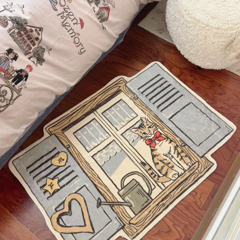 Navak Carpet Exclusive Picks Cloud-Hug Bedside Rug - Static-Safe™ Fluff for Tiny Toes, OEKO-TEX® Certified Dreamy Decor | Whimsical Nursery Floor Art