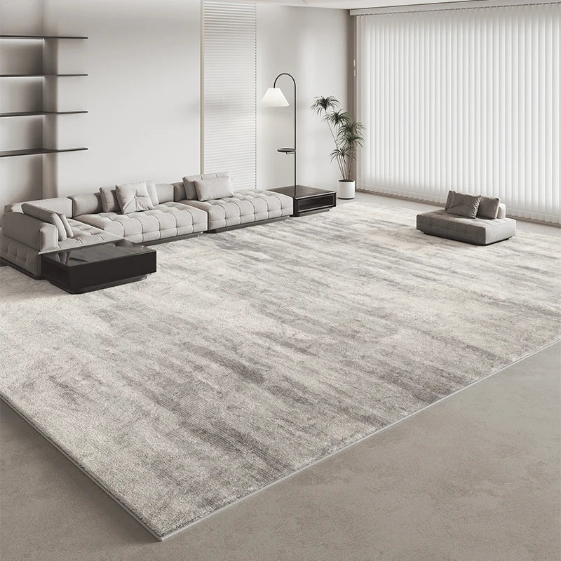 Navak Carpet Italian Minimalist Carpets for Living Room Light Luxury Bedroom Decor Plush Carpet Fluffy Soft Grey Area Rug Home Thickened Mat