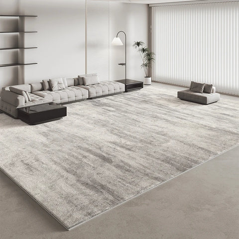 Navak Carpet Italian Minimalist Carpets for Living Room Light Luxury Bedroom Decor Plush Carpet Fluffy Soft Grey Area Rug Home Thickened Mat