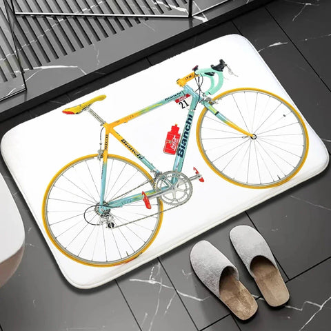 Navak Carpet 1Pc Bikers Indoor Outdoor Doormat Non Slip Bike Print Home Decor Carpet For Kitchen Bedroom Bath Foot Rugs Washabel Floor Mat