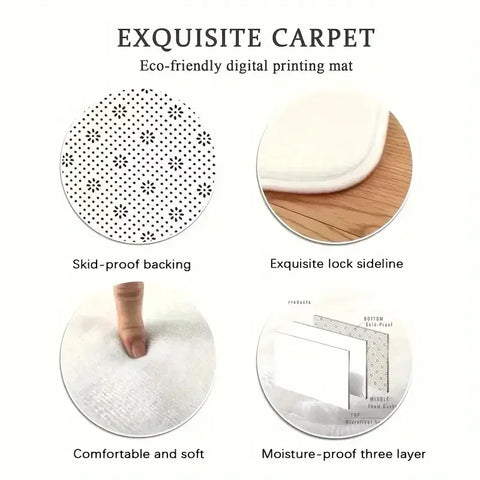 Navak Carpet Cat Paw Printed Door Mat Home Doormat Welcome Mat Living Room Carpet Anti Slip Foot Pad Kitchen Rug  Door Mat Entrance  Bath Mat