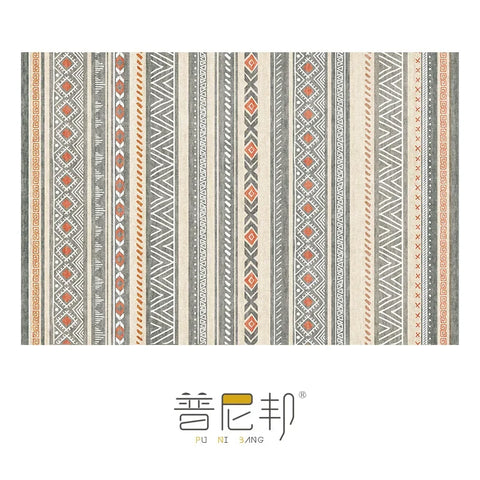 Navak Carpet American Moroccan Bedroom Decor Bedside Carpet Washable Carpets for Living Room Nordic Ethnic Lounge Rug Soft Non-slip Floor Mat