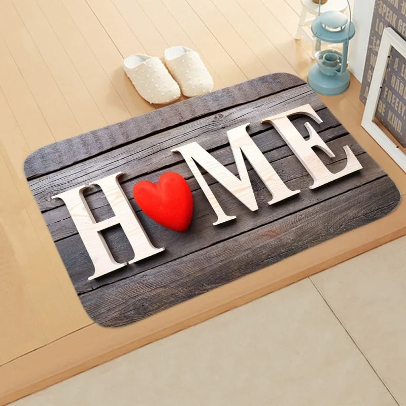 Navak Carpet Do You Live Here? HOME Pattern Carpet Rugs Home Decor Living Room Bedroom Entrance Carpet Kitchen Front Door Non-slip Floor Mat