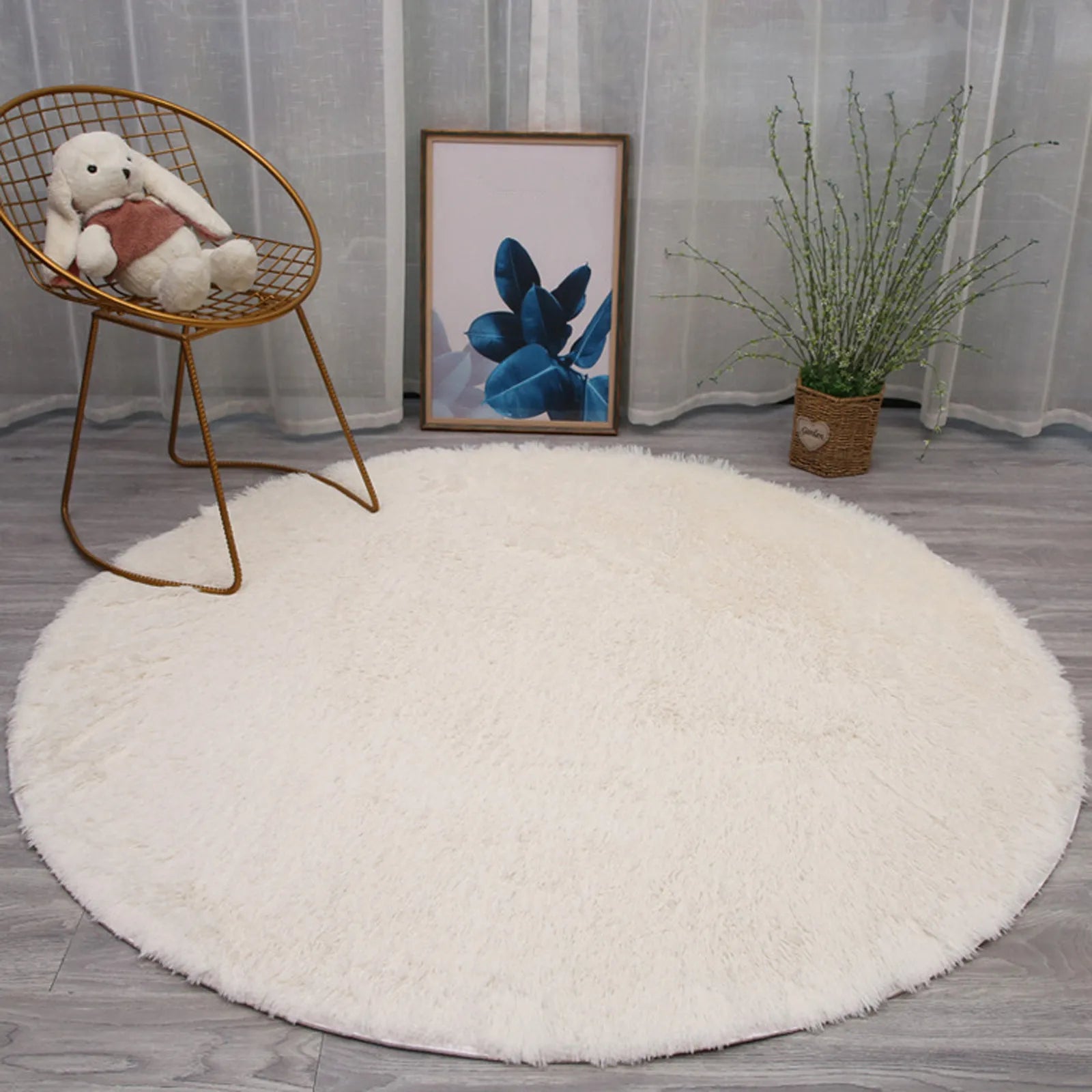 Navak Carpet Anti-Slip Carpet Modern Home Decor Plush Large Shaggy Rug Mats Sofa Living Bedroom Bedside Mat Balcony Carpets Free Ship