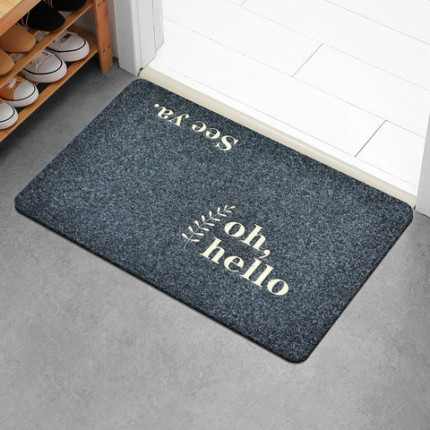 Navak Carpet Entrance mat, entrance mat, entrance mat, toilet, water absorbent mat, bathroom, non-slip, household, bedroom door, dirt, embroi