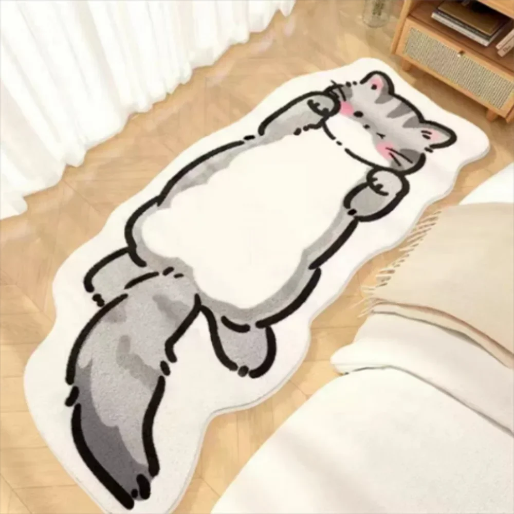 Navak Carpet Exclusive Picks Upgraded Material Funny Cartoon Bedroom Bedside Rug Living Room Bathroom Kitchen Non-slip Washable Carpet Mat Home Decor