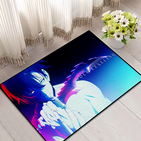 Navak Carpet Door Mat For Cool Living Room Bedside Decoration Bed Solo Floor Bath Kitchen 2 Entrance Carpet Large Anime Leveling Rug