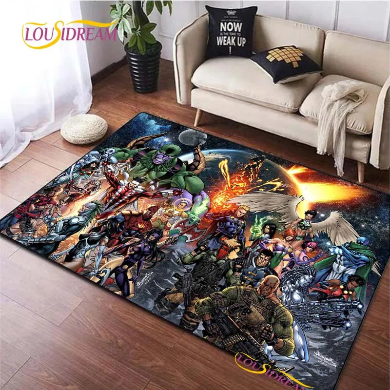 Navak Carpet He-man masters Cartoon Anime Carpet for Living Room Bedroom Yoga Area Rug Kitchen Un-slip Floor Mat decor Alfombra Birthday gift