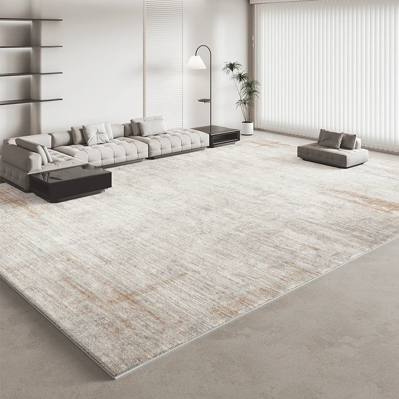 Navak Carpet Italian Minimalist Carpets for Living Room Light Luxury Bedroom Decor Plush Carpet Fluffy Soft Grey Area Rug Home Thickened Mat