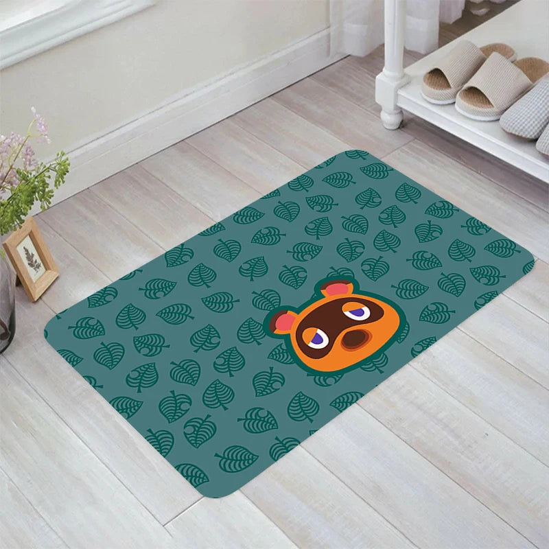 Navak Carpet Animal C-Crossing Game Floor Mat Home Carpet Entrance of House Room Rugs Carpets Balcony Kitchen Rug Foot Doormat Door Mats Bath