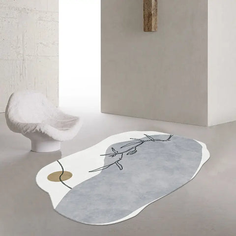 Navak Carpet Nordic Style Carpets for Living Room Decoration Teenager Bedroom Decor Rugs Non-slip Carpet Sofa Coffee Table Area Rug Floor Mat