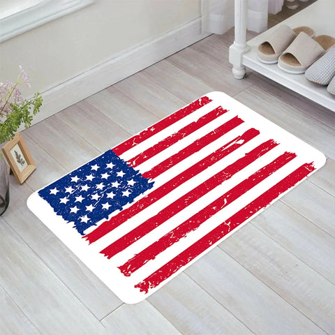 Navak Carpet Flag of American Floor Mat Carpets Room Mats Rugs Home Doormat Entrance Door Kitchen Carpet Balcony Foot Rug Bathroom Bath House