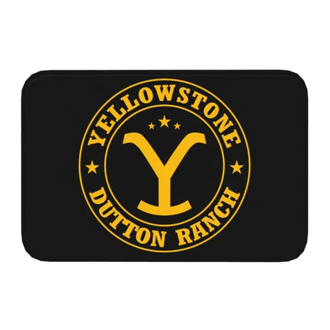 Navak Carpet Yellowstone Front Door Mat Anti-Slip Indoor Quick Dry Dutton Ranch Doormat Kitchen Balcony Entrance Rug Carpet